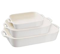 Zestaw 3 prostok?tnych pó?misków ceramicznych staub 40508-174-0 -