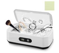 ZESTEFY Máquina de Limpieza Ultrasónica 650ml, 48KHz, 5 Tiempos con Pantalla LED, Limpiador de Gafas, Joyas, Dentaduras y Relojes, Hecho de Acero Inoxidable y ABS para un Cuidado Profundo y Seguro