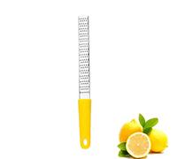 Zester Rallador, Fino Zester, Limón Zester, Rayador De Cocina, Rallador de Queso, Rallador de Limón, Rallador de Acero Inoxidable Queso, Rallador Zester Fabricado En Acero Inoxidable, Amarillo