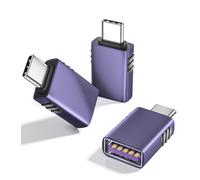 Zestiq Adaptador USB C a USB 3 Piezas, 10Gbps USB C Macho a USB 3.2 Hembra OTG Adaptador, Thunderbolt 4 a USB 3.2 Adaptador Compatible con iPhone 16 15 Pro MAX, MacBook, iPad, Samsung