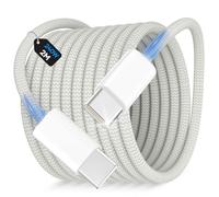Zestiq Cable Cargador 240W USB C a USB C, Cable Cargador Tipo C, Cable de Carga Rápida para iPhone 17/16/15 Series, MacBook Pro/Air, HP, iPad Pro, Galaxy S25, Switch 2, Steam Deck - 2M