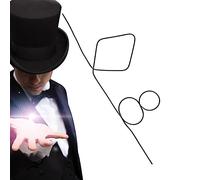 Zestivra Accesorios De Alambre De Hierro con Memoria Mágica, para Trucos De Magia con Alambre De Memoria De Forma De Alta Temperatura | Wire Show Props Educativo para Niños Y Adultos