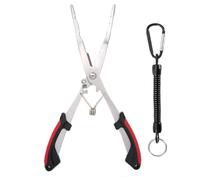 Zestivra Alicates de | Alicates de corte de línea antideslizantes de acero inoxidable | Extractor de ganchos, para uso en estanques, lagos, piscinas, al pescar con cebos de y moscas de