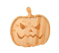 Zestivra - Bandeja para servir de Halloween | Bandeja de alimentos de madera ataúd calabaza - Bandejas para fiestas de Halloween, bodas, exteriores, restaurantes, cocina, etc
