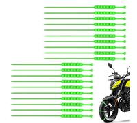 Zestivra Bridas de nieve, 20 piezas, cuerda de tracción de nailon antideslizante, cadenas de nieve reutilizables, para camiones, invierno, carreteras, ruedas, motocicletas