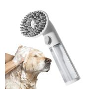 Zestivra Cepillo de Champú para Perro | Herramientas Para Mascotas De Manga Larga,Cepillo De Baño Para Gato Y Exfoliante De Cerdas - Para Masaje, Lavado De Pérdida De Pelo Pulgas