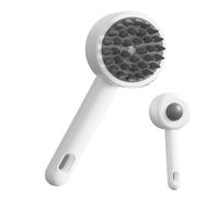 Zestivra Cepillo para el baño del perro - Cepillo masajeador para limpieza y caída del pelo - Peine de champú para gatitos - Para eliminar el pelo suelto para perros, cachorros y gatitos