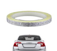 Zestivra Cinta reflectante impermeable para exteriores, calcomanías reflectantes impermeables para bicicletas, cinta de advertencia de seguridad de alta visibilidad, calcomanías autoadhesivas para