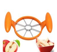 Zestivra - Cortador de frutas en forma de cuña - Divisor manual antideslizante de acero inoxidable - Herramienta manual de desenhuesado - para frutas y verduras - Pera Piña y ensalada de restaurante