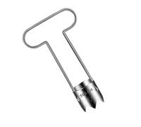 Zestivra Herramienta de callos vegetales, extractor de callos de frutas - Corer de pimiento rojo - Cortador de cocina multifuncional de acero inoxidable para piña, jalapeno