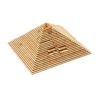 Zestivra Juguete Misterioso De Descifrado De Pirámide - Juguetes Educativos De Ciencia Stem De Madera 3D, Juguete De Pirámide De Madera, Resistente, Arqueología | Ayuda De Ap