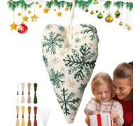 Zestivra Kit De Bordado Para Adultos Principiantes Con De Corazón | Aprender a Bordar - Arte Manual Completo Para Viaje Proyecto Decoración De Pared Fiesta Actividad Grupal Adolescentes Mayores