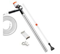 Zestivra Kit De Cambio De Agua para Acuario - De De Sifón Multifunción, Eliminador De Escombros De Basura De Tanque, De Limpieza De Bomba Manual, Herramienta De Suministros para Pescado