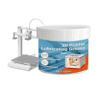 Zestivra Lubricante Para Impresora 3D,Lubricante de Husillo 100 ml,Pasta de Lubricación para Guías - para Bricolaje, Aficionados, Varillas Lineales, Rodamientos, Casquillos y Taller Doméstico