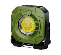 Zestivra Luz de trabajo magnética COB - Lámpara recargable de 2400 lm, control de atenuación continuo, soporte ajustable giratorio de 360 grados, herramienta de iluminación portátil impermeable para