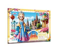 Zestivra Magnetic Dress Up | Pegatinas magnéticas Princesas Muñecas de Papel Juego Juego de Juego de Roles Regalo Niños Niñas Viaje Lecciones Casa Coche