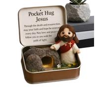 Zestivra Muñeco de Peluche para de Pascua como Peluche, Mini muñeca en una de Embalaje | Juguete Inspirador con una Tarjeta de inspiración - para Amigos para la afirmación como Relleno de