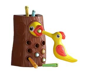 Zestivra Pájaro ético: Juego De Alimentación De Juguete De Pájaro Carpintero, Captura De, Entrenamiento De Habilidades Motoras Finas, Desarrollo Educativo del Cerebro De La Mano Sensorial del