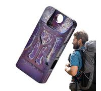 Zestivra Silbato de doble tubo, silbato de señalización de rescate, metal de doble tubo fuerte para salvavidas, supervivencia, autodefensa para niños