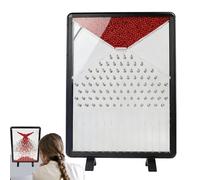 Zestivra Tabla Dalton, juguete educativo para moléculas de gas y velocidad, fenómeno estocástico Dalton Board | para adultos, adolescentes, niños, escuela, preescolar, laboratorio, sala de juegos