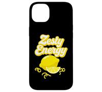Zesty Energy Lemon Curl, diseño cítrico Brillante Carcasa para iPhone 14 Plus
