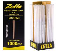 Zetla 1000 Conos King Size - Tubos articulares preretorcidos - Tubos cónicos con filtro (109 x 21 mm) - Joint Cones King Size - Papel preretorcido