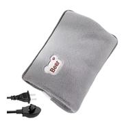 Zetqhuu Bolsa De Agua Caliente - Calentador De Manos Eléctrico Para Invierno Y Clima Frío | Botella De Agua Caliente Con Funda De Peluche | Para Calambres Menstruales Músculos Cuello Piernas Cintura