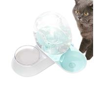 Zetqhuu Dispensador de agua para mascotas | Sifón a prueba de fugas Dispensador de agua con comedero para mascotas, para perros | Para cachorros, gatos y todos