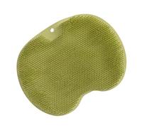 Zetqhuu Exfoliante de pies para la ducha, almohadilla de limpieza de espalda de silicona, alfombrilla de masaje de pies, para bañera, baño, spa, hogar y relajación diaria