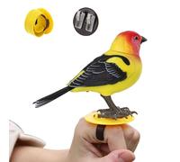 Zetqhuu Juguetes De Pájaros para Niños | Pájaro Eléctrico Cantor - Mascota Electrónica Realista Parlanchina para Escritorio Juego Sensorial Decoración Habitación Favor Fiesta Guardería