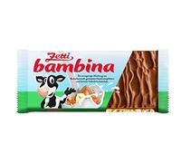 Zetti Bambina Chocolate con leche entera con avellana y caramelo, 3 unidades (3 x 100 g) (leche entera, 3 unidades)