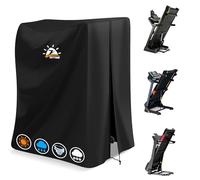 Zettum Cubierta para cinta de correr - Cubierta antipolvo plegable 600D impermeable para equipo de gimnasio con cordón resistente al viento, equipo de entrenamiento de ejercicio protector para el