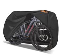 Zettum Funda de Bicicleta para 2 Bicicleta, Cubierta Protector para Almacenamiento Exterior, 600D Oxford Impermeable y Resistente Funda de Bicicleta con Hebillas Inteligentes Resistentes al Viento