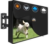 Zettum Funda de TV Plegable para televisores de 52 a 55 Pulgadas - Impermeable y Resistente, Funda Protectora para Pantalla Fabricada en Tela Oxford 600D PU con Cremallera y función abatible