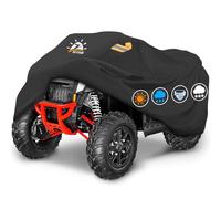 Zettum Funda para Quad ATV - 241 cm Cubierta Protectora Exterior, 600D Oxford Resistente e Impermeable, Grande Vehículo Lona Compatible Con Polaris, Honda, Yamaha (241 x 121 x 121 CM)