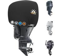 Zettum Fundas Motor Fueraborda de hasta 25 HP, 600D Funda Fueraborda Impermeable y Resistente, Cubierta para Motor Fuera de borda Compatible con Motores Yamaha, Mercury y Parsun