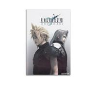 ZEUDFBSA Póster decorativo de Final Fantasy VII de la película, lienzo para pared e impresión artística moderna, decoración de dormitorio familiar, 20 x 30 cm
