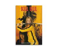 ZEUDFBSA Póster decorativo de la película Kill Bill Uma Thurman, lienzo decorativo para pared e impresión artística moderna para dormitorio familiar, 60 x 90 cm