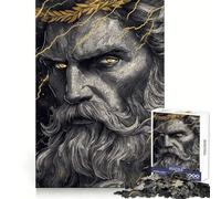 Zeus, Dios del Trueno, Rompecabezas de 1000 Piezas para Adultos Regalos para Pensar, Entrenar y Relajarse Bordes Bien definidos Regalo Ideal para Cualquier ocasión (38x52cm)