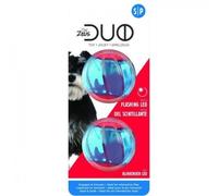 Zeus duo ball pelota con luz led roja para perros