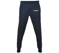 Zeus Enea Pantalón Entrenamiento Fútbol Regular Fit Azul Negro Nuevo