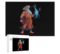 Zeus God of Thunder - Rompecabezas de Dios griego para adultos, actividades familiares, juegos, decoración del hogar, 300 piezas