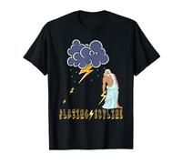 Zeus Greek God Thunder Lightning Bolt Storm Retro Mythology Camiseta