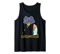 Zeus Greek God Thunder Lightning Bolt Storm Retro Mythology Camiseta sin Mangas