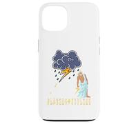Zeus Greek God Thunder Lightning Bolt Storm Retro Mythology Carcasa para iPhone 13