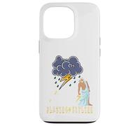 Zeus Greek God Thunder Lightning Bolt Storm Retro Mythology Carcasa para iPhone 13 Pro
