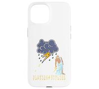Zeus Greek God Thunder Lightning Bolt Storm Retro Mythology Carcasa para iPhone 15