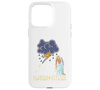 Zeus Greek God Thunder Lightning Bolt Storm Retro Mythology Carcasa para iPhone 15 Pro Max