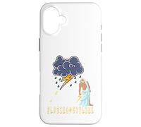Zeus Greek God Thunder Lightning Bolt Storm Retro Mythology Carcasa para iPhone 16 Plus