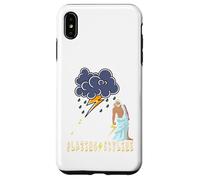 Zeus Greek God Thunder Lightning Bolt Storm Retro Mythology Carcasa para iPhone XS Max